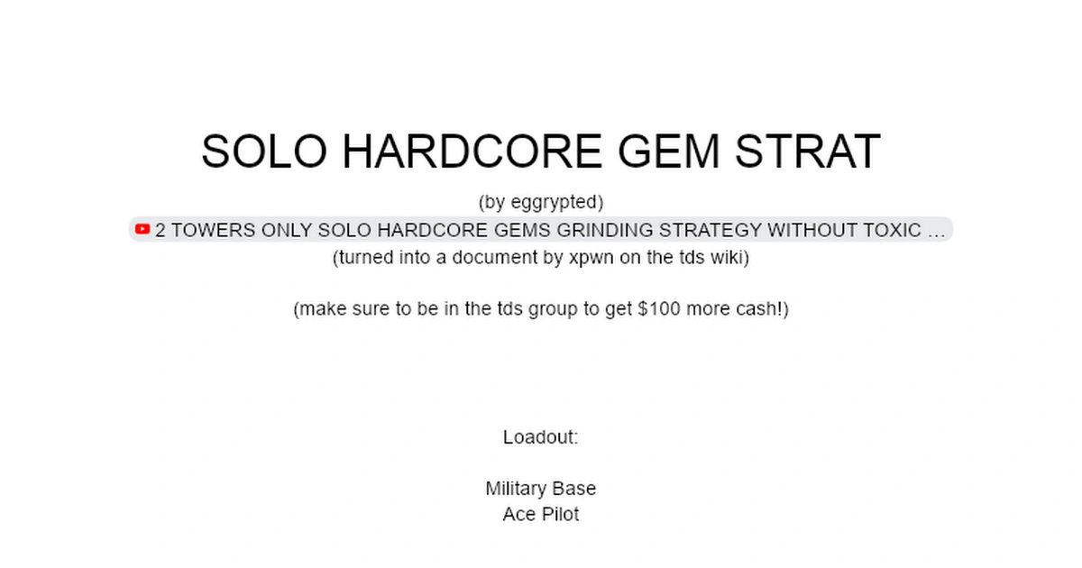 I Turned Eggrypted S Tower Hardcore Gem Grind Into A Doc Fandom