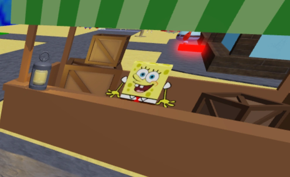 SpongeBob In Roblox Bikini Bottom Minigames Fandom