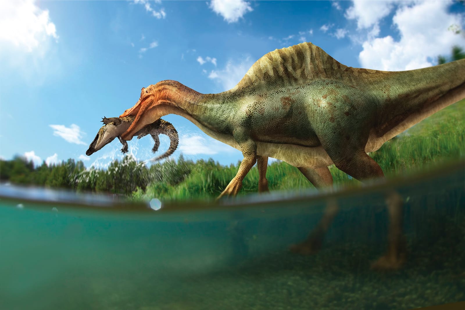 Спинозавр палеоарт