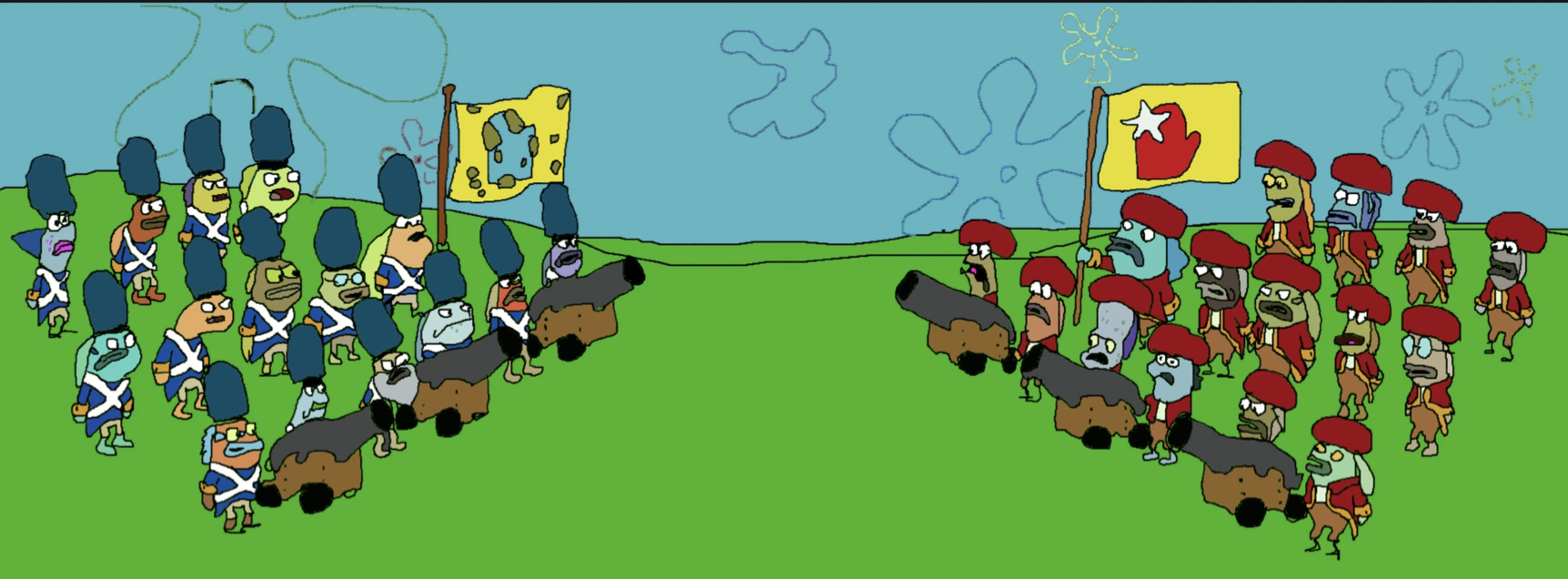 The Battle Of Bikini Bottom Drawing Fandom