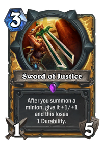 The Storm Master 567 Sword Of Justice Hearthstone Wiki hearthstone wiki fandom