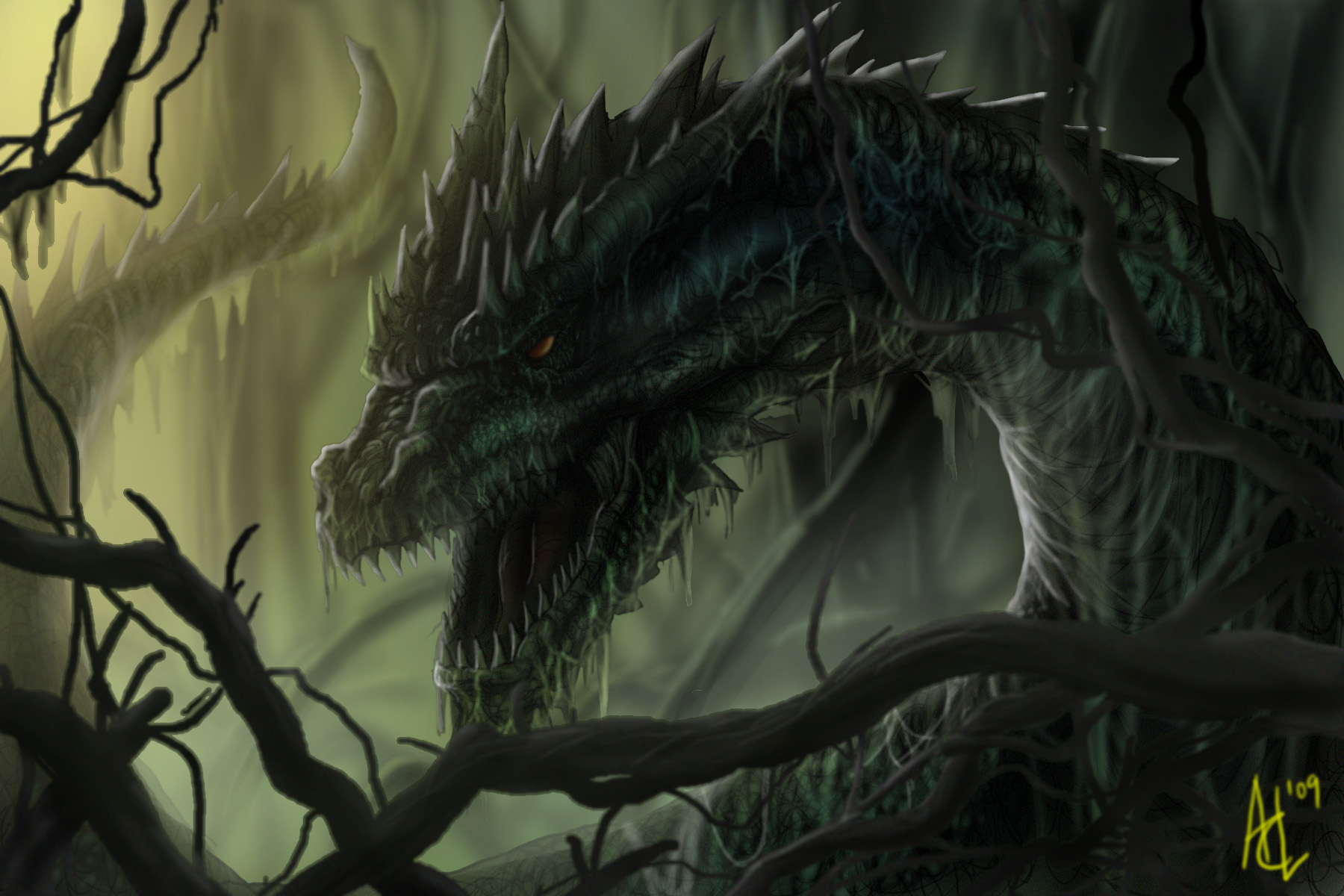 Василиск болотный дракон