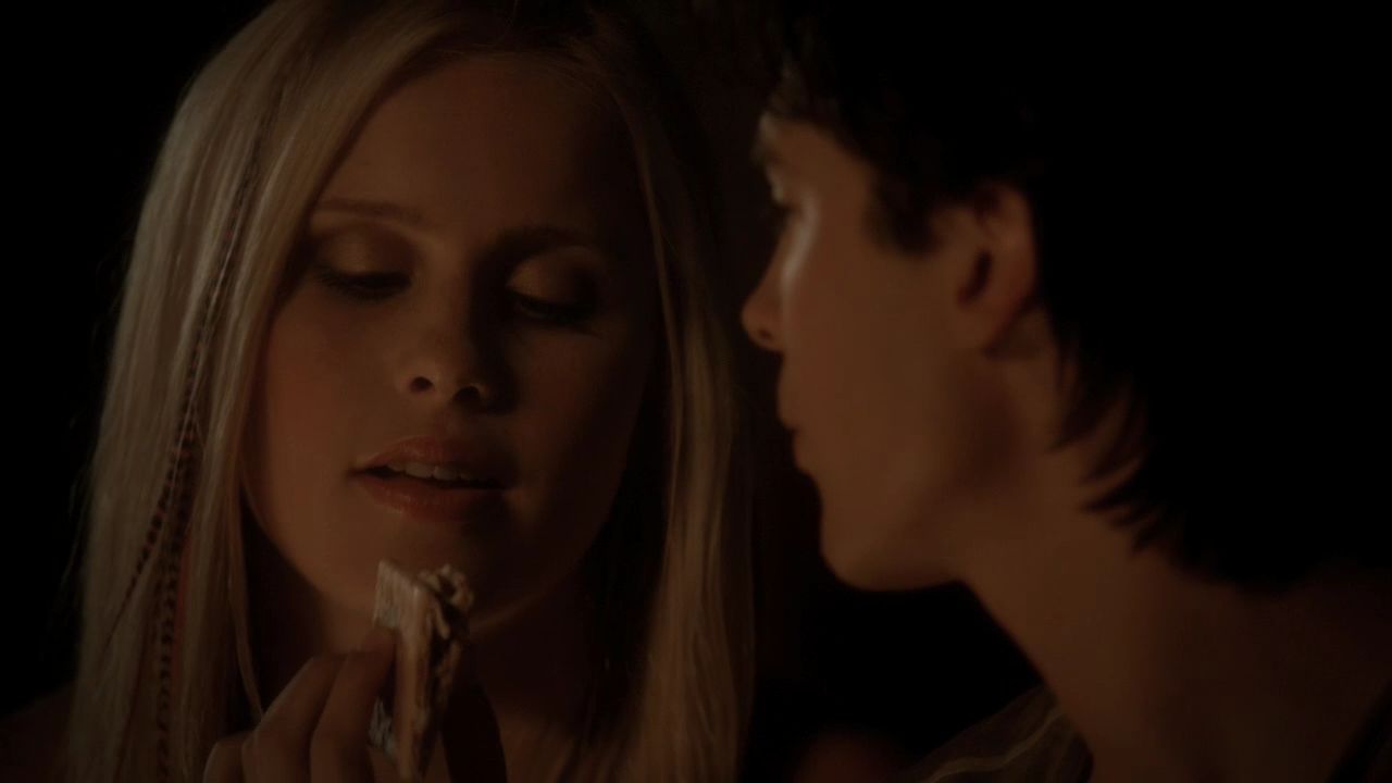 Rebekah smothers orgasm