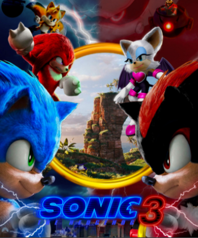 Sonic Movie 3 poster by me (repost to fix some mistakes) : r/SonicTheMovie