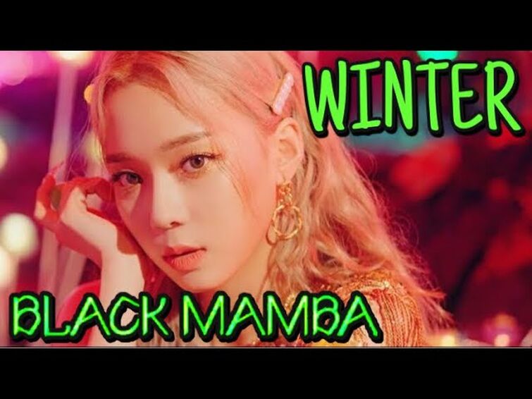 aespa - Black Mamba MV (Winter focus)
