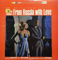 From Russia with Love soundtrack (original LP cover)