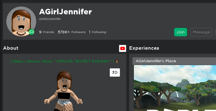 AGirlJennifer Place Jenna Roblox Hacker - Roblox