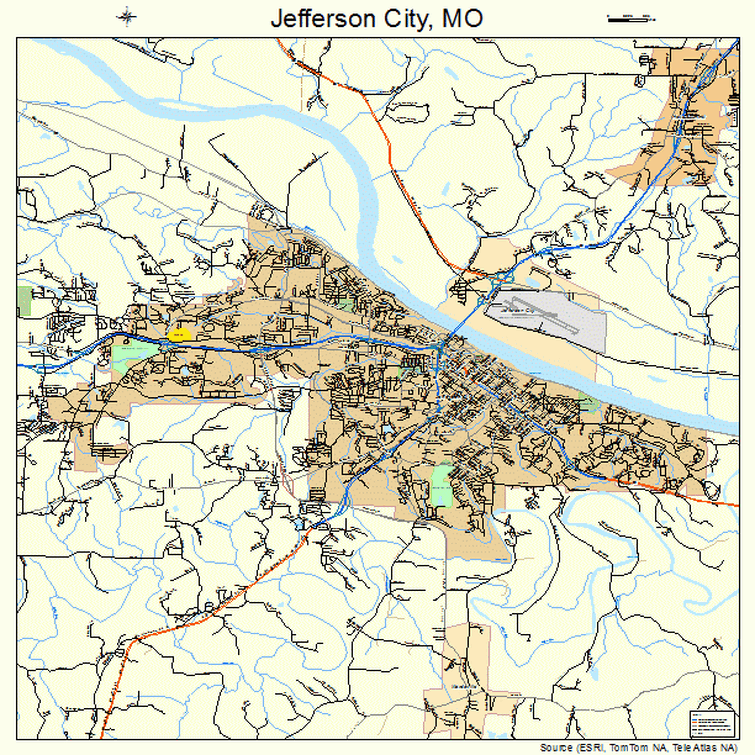Jefferson City Mo Street Map I'd Like To See A Picture Of... | Fandom