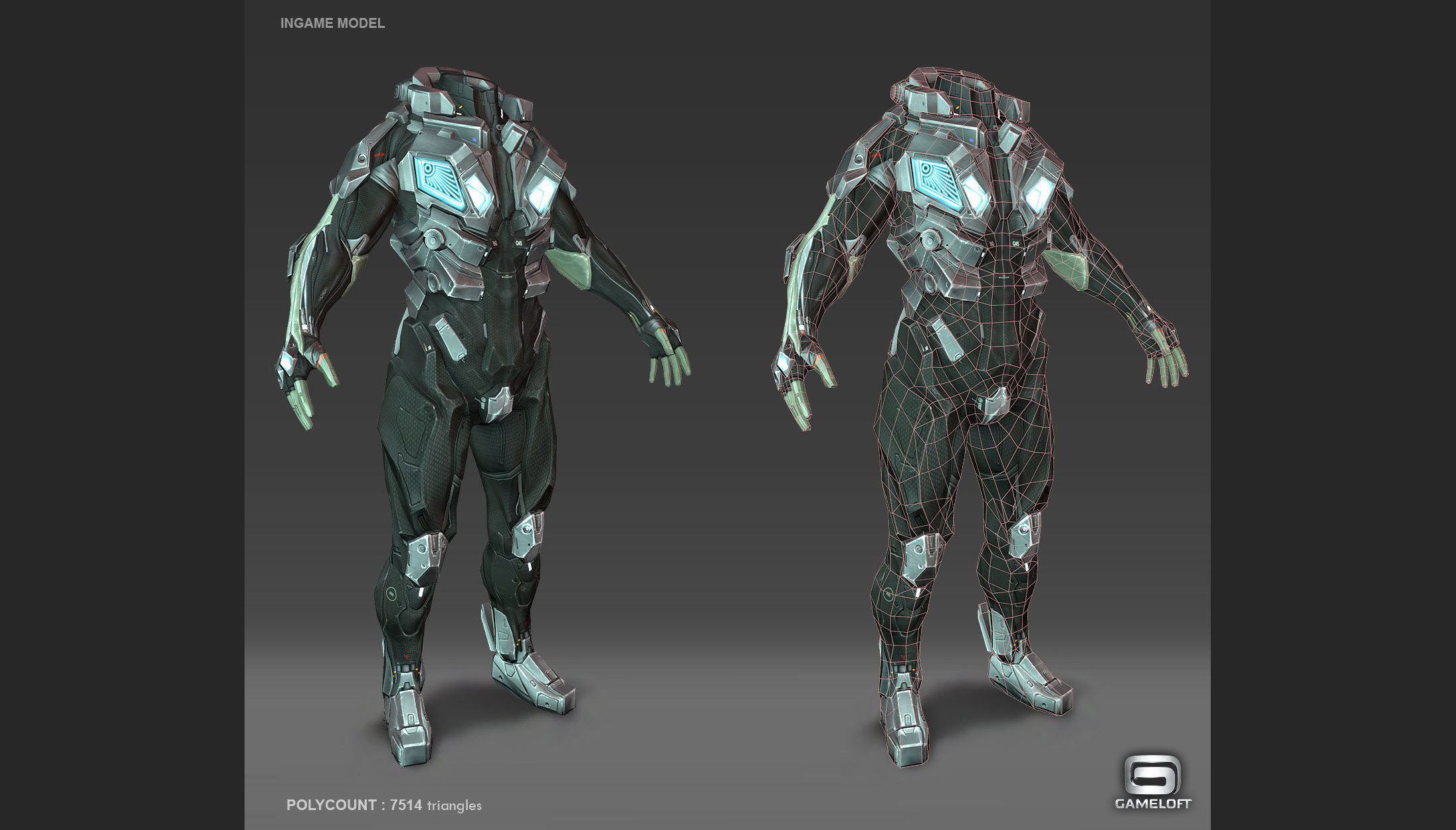 Combat Suit - 3D — polycount