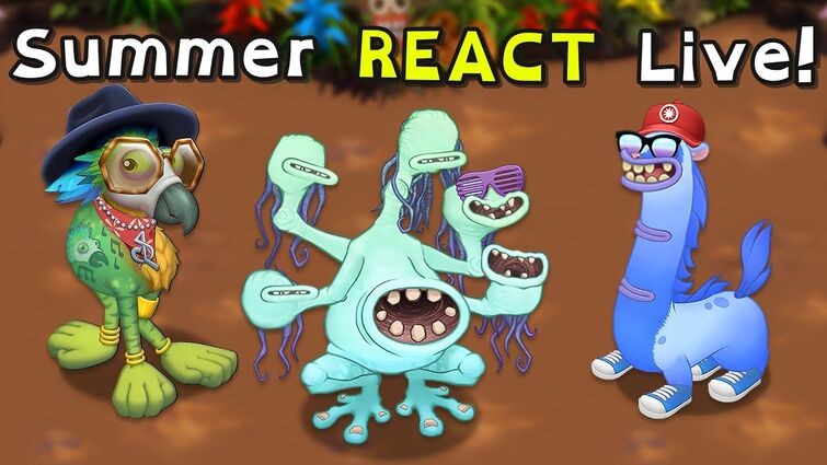 Summer REACTIONS! - MindBoggle Livestream (My Singing Monsters)