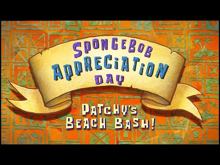 SpongeBob Appreciation Day: Patchy's Beach Bash! (Dutch)