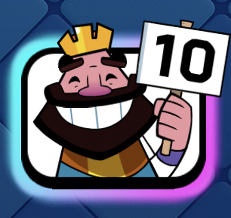 Clash Royale King Emote 