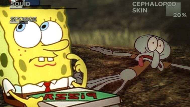 Metal Gear Sponge: Squid Eater