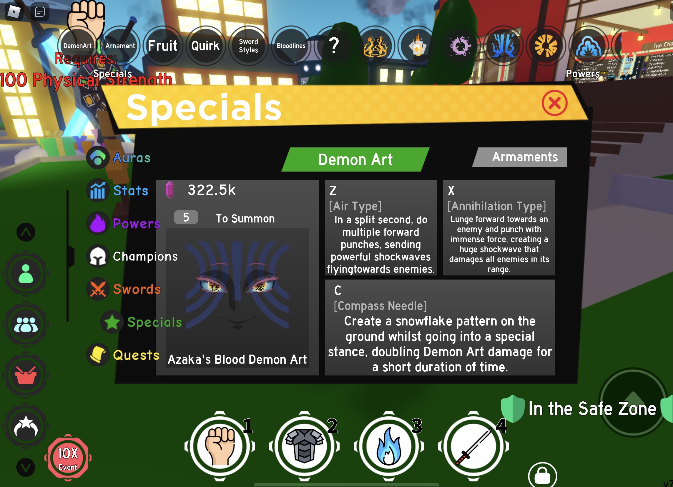 Location ] How to Get Demon Art in Anime Fighting Simulator