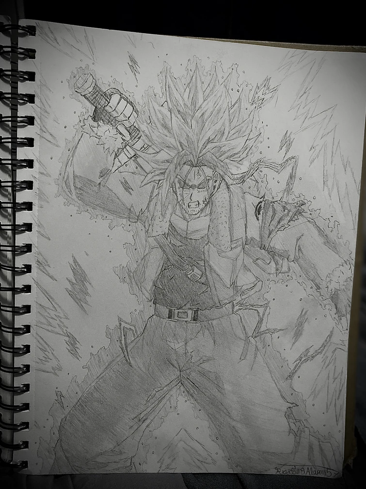 Super Saiyan Ikari Future Trunks Art Fandom