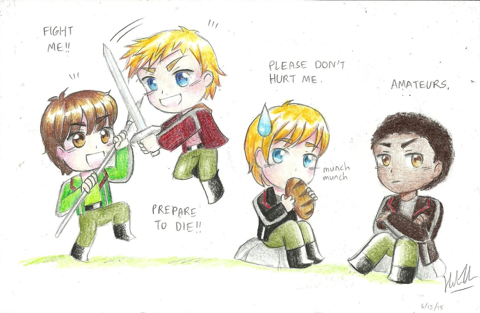 Hunger Games male chibis cartoon | Fandom, image size:1684x1097