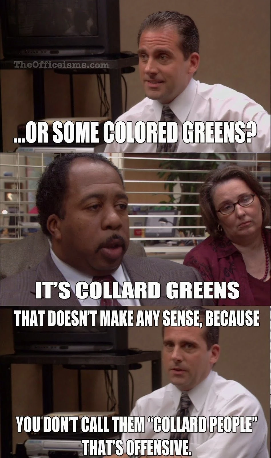 Can anybody explain this joke? i don't know what does "collard people