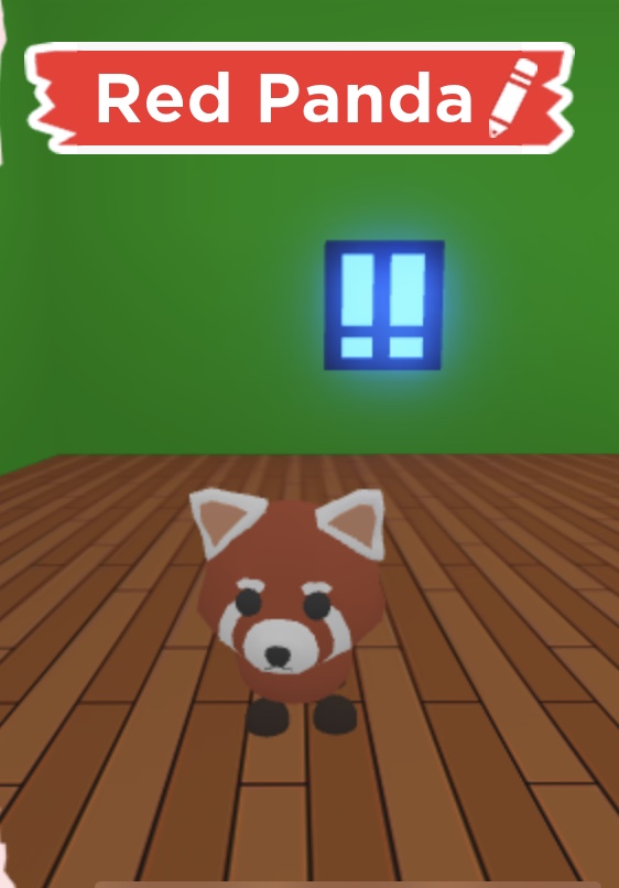 Trading A Red Panda For A Fly Or Ride Potion My Roblox Name Is Hayleemariah1606 Fandom - neon red panda adopt me roblox