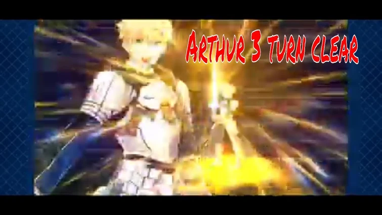 【fgo】 fate requiem challenge quest -Arthur Pendragon 3 turn kill