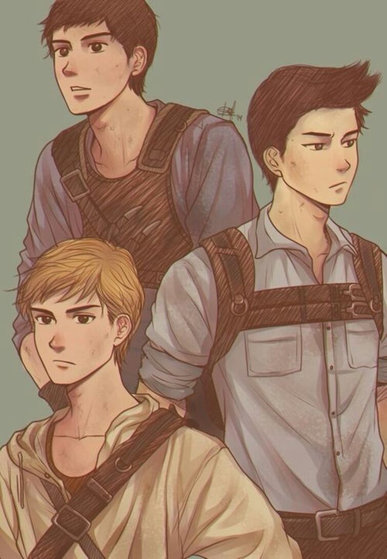 the maze runner thomas and newt