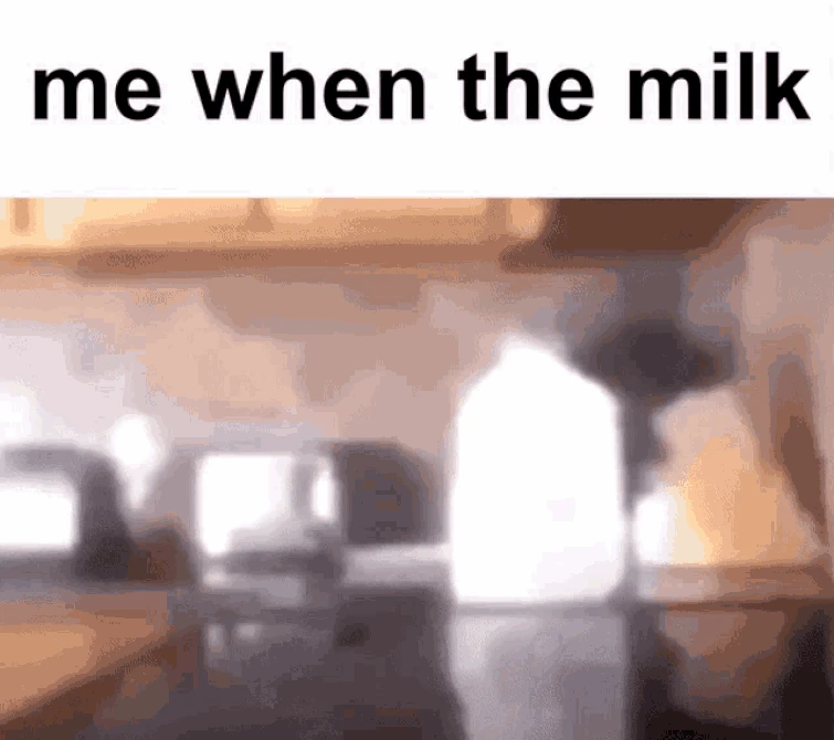 Can i have more milk please. Can i have more milk please