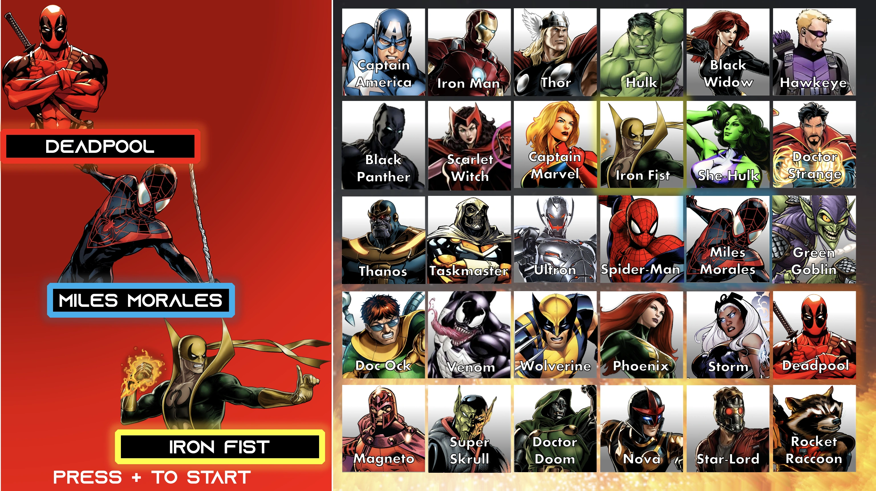 Dream Marvel fighting game roster! | Fandom