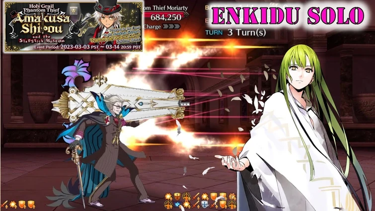 FGO NA - Slapstick Museum CBC 2023 - CQ: With Love, From the Crime Lord (Enkidu SOLO)