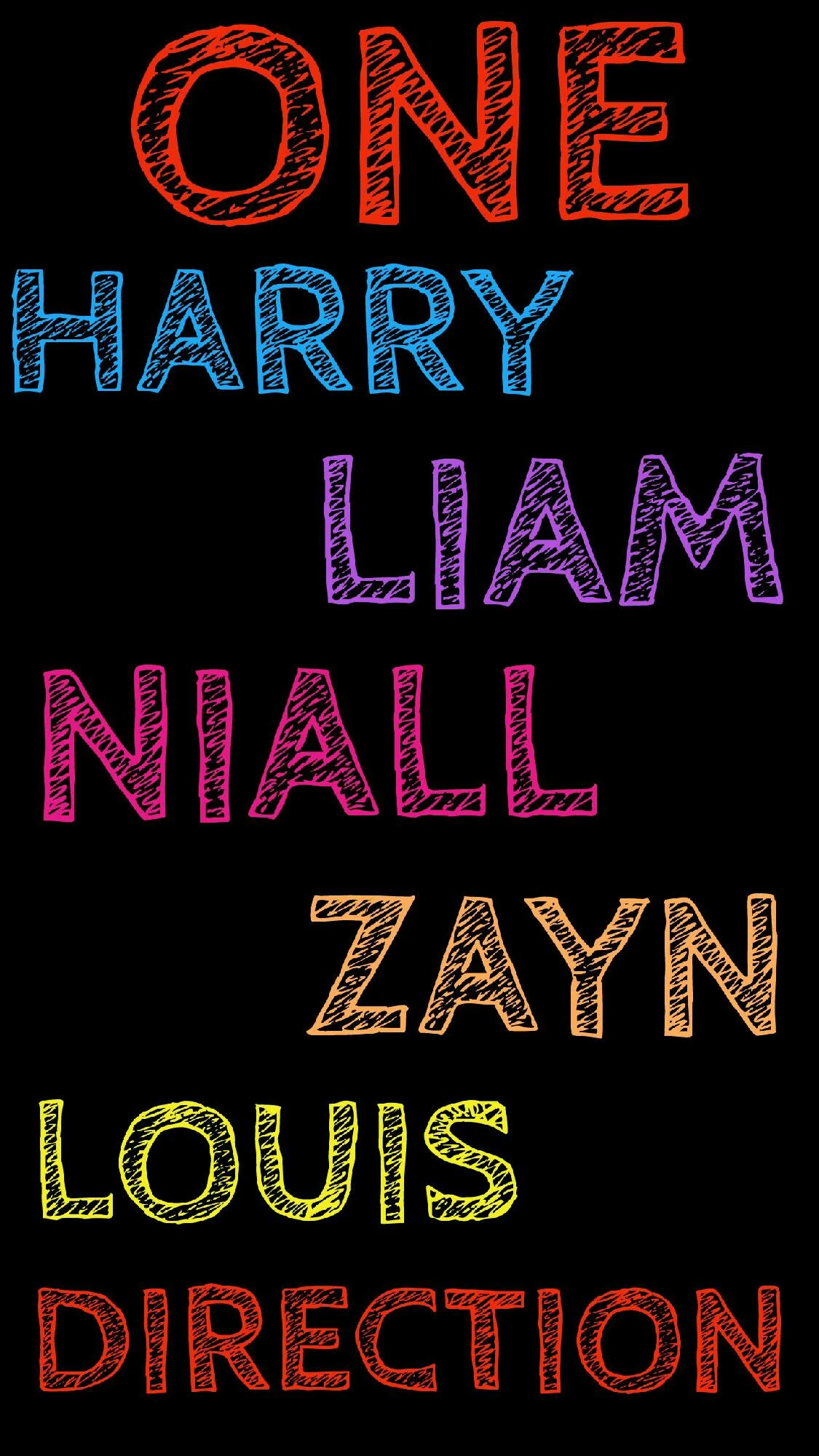 1D and members name Wallpaper for you Fandom