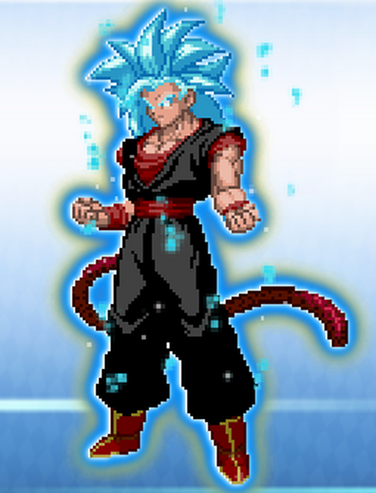 OC] Gine Super Saiyajin Blue : r/dbz