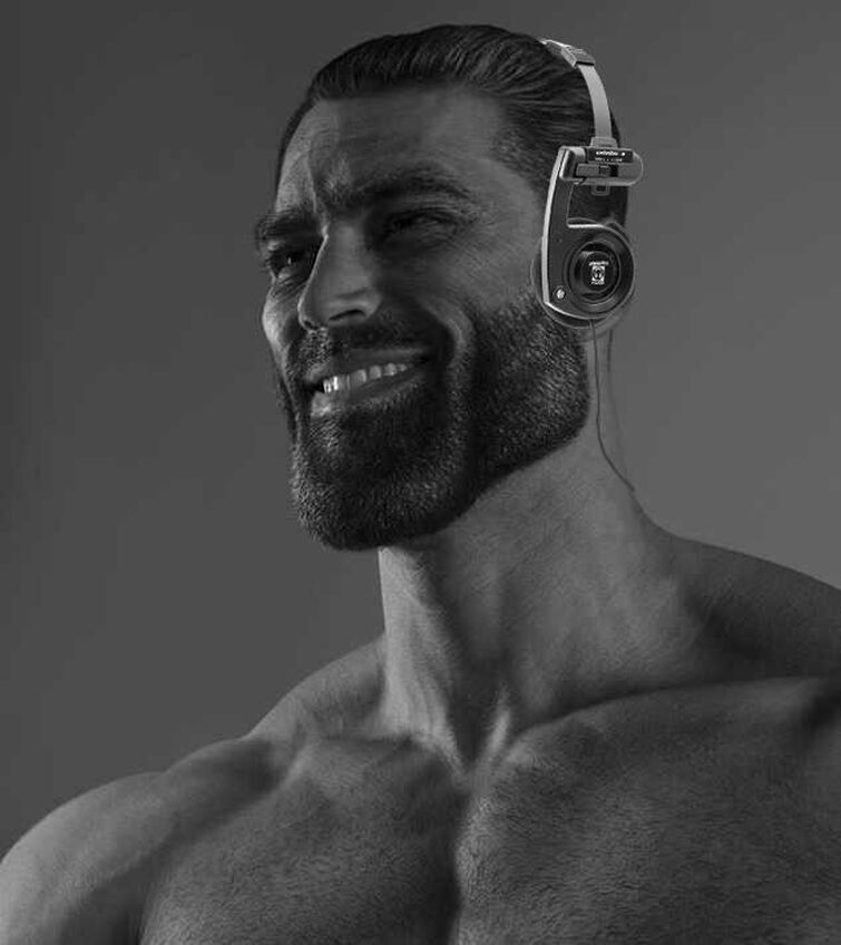 Headphones, GigaChad