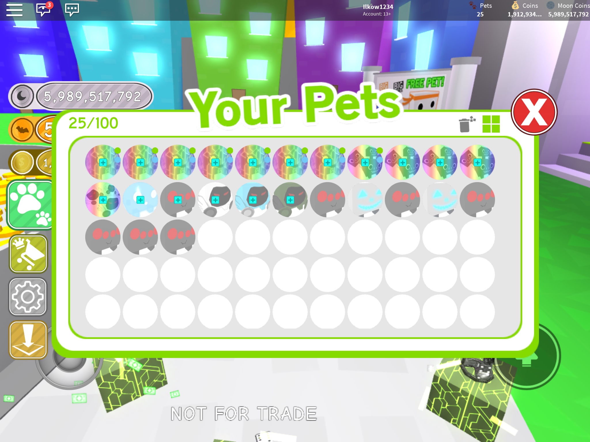 Reply If You Whant To Trade For Any Of Thes Pet For Robuxs Or Pets - roblox pet simulator gameplay moon update getting into the