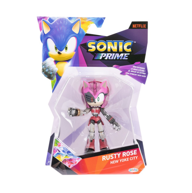 Jakks Sonic Prime SONIC Figure New Yoke City Netflix Brand NEW 2023