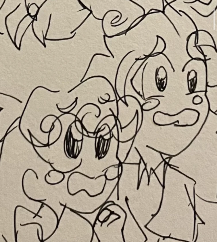 Kouign Amann and Capsaicin Cookie doodles and their AU versions 🤭🤭 Fandom