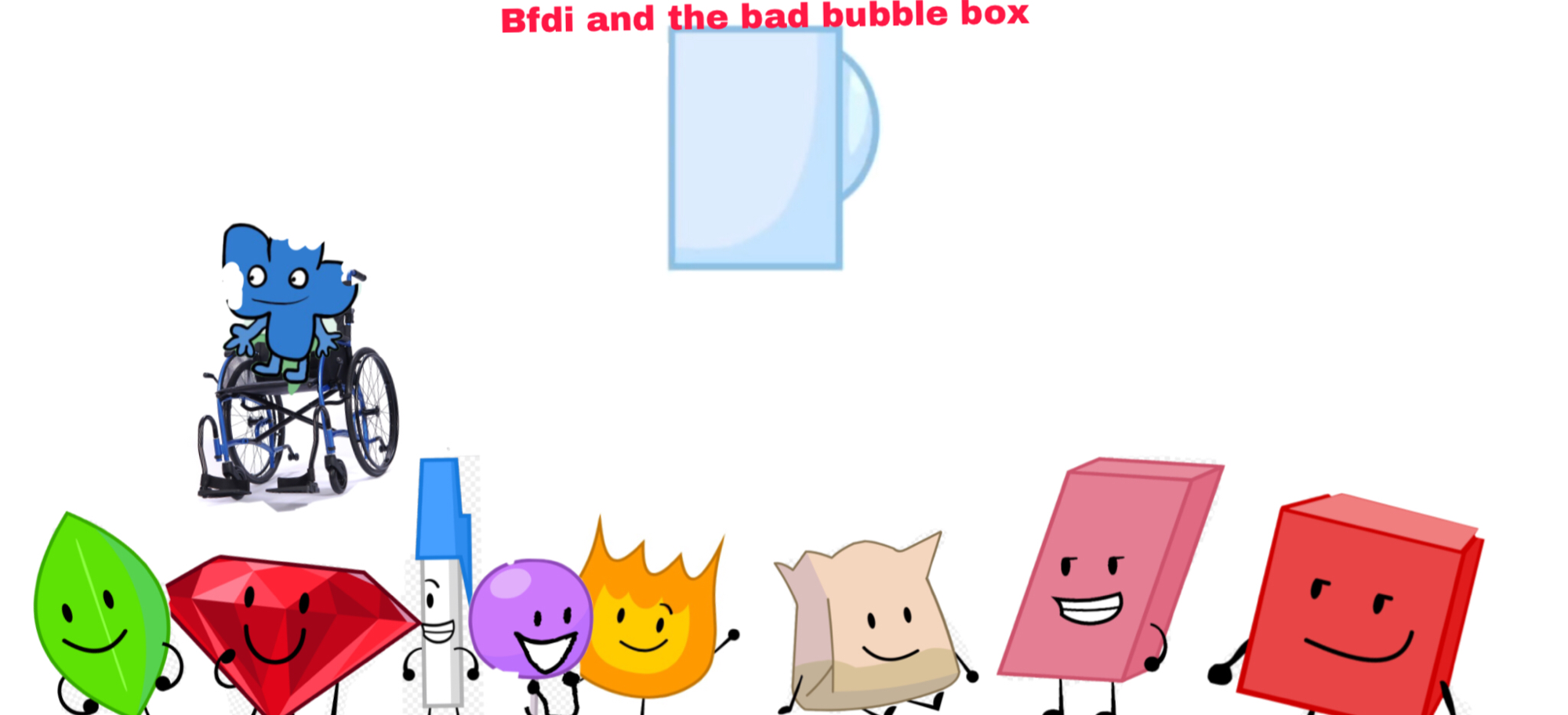 Starting A Bfdi Comic Series Fandom - bubble bfdi back roblox