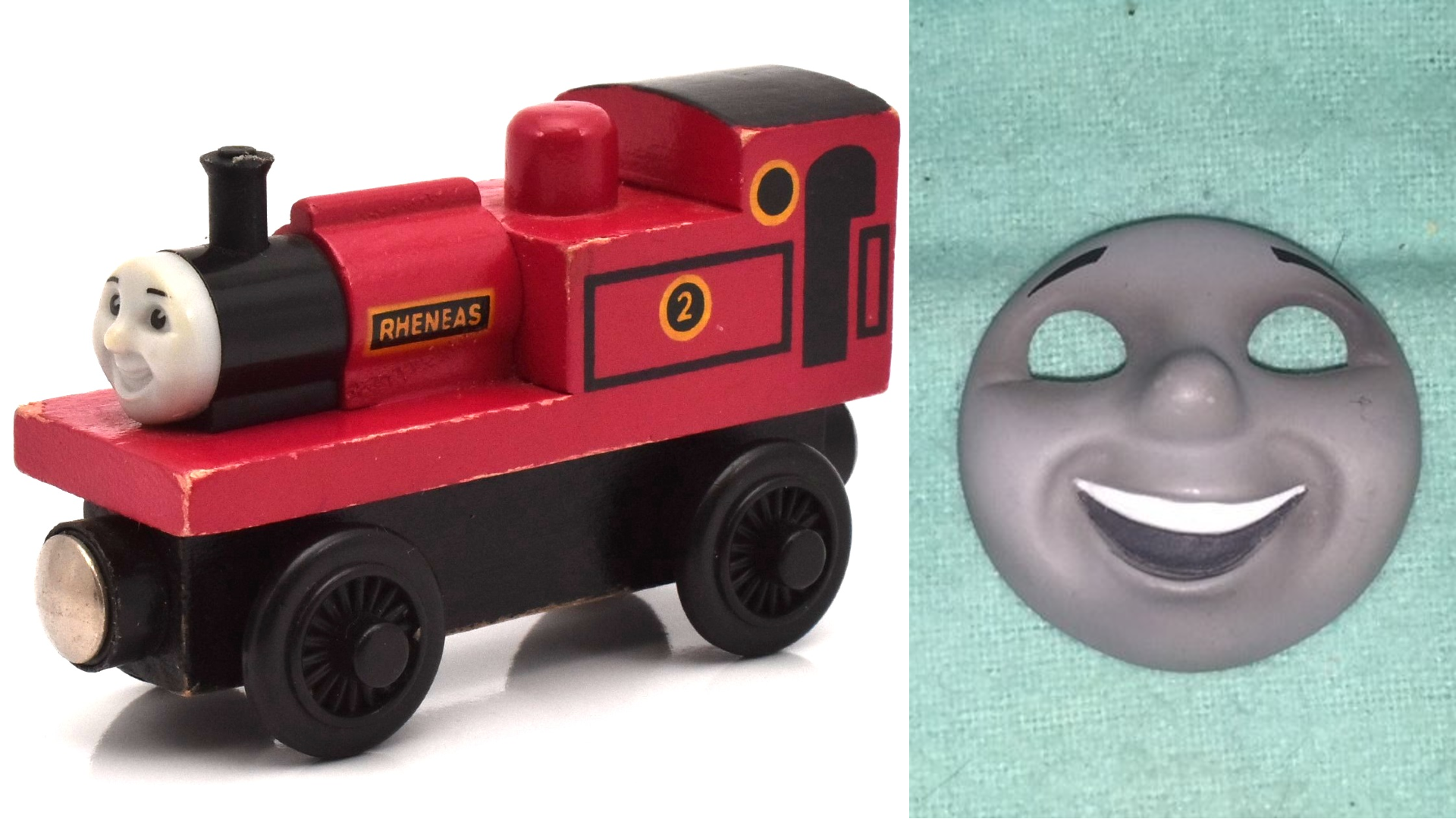 Wooden Face Sources: Rheneas, Sir Handel, Duke, Ada, Jane and Mabel and