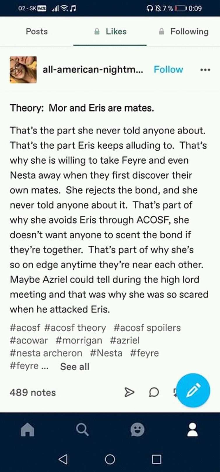 ACOTAR/ACOSF Mor and Eris theory (Might contain SPOILERS) Fandom