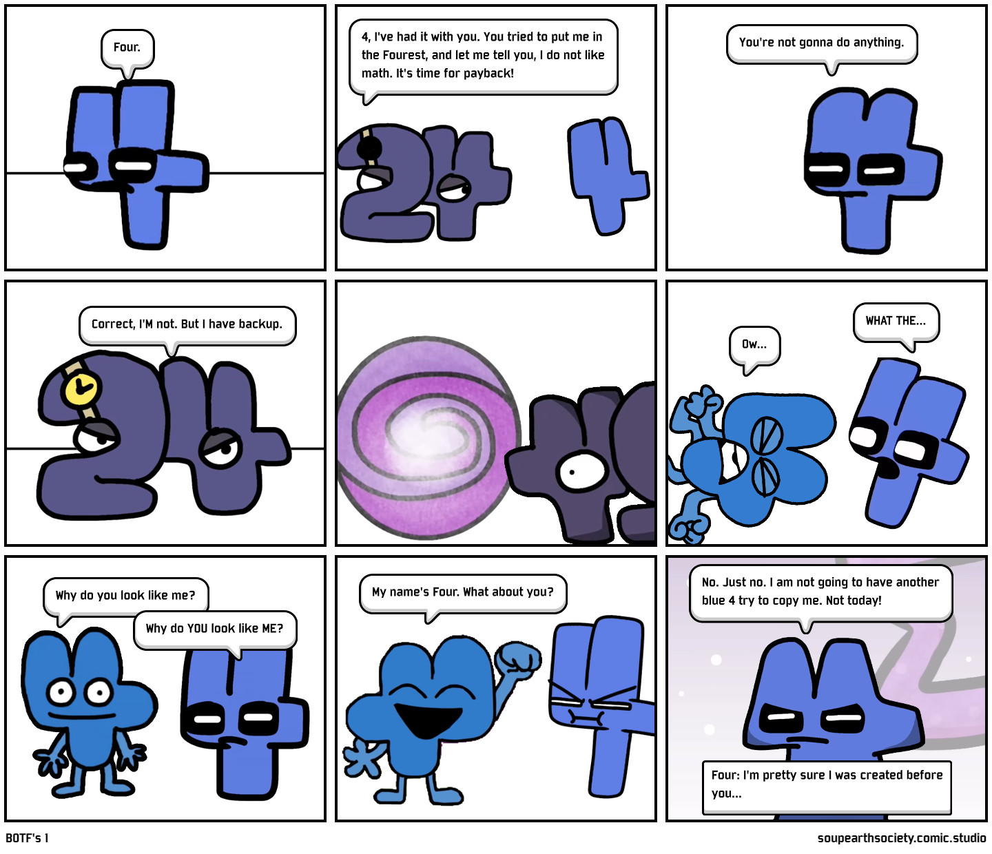 BFB Comic Studio - make comics & memes with BFB characters