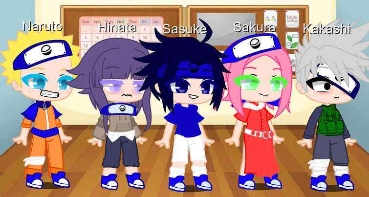 Naruto Renata Sasuke e Sakura gacha Life