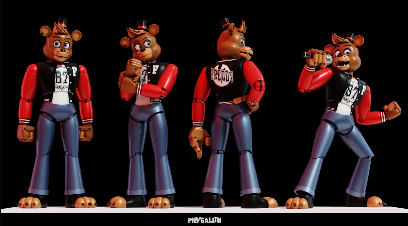 Punk-rock Freddy by Phygalith | Fandom