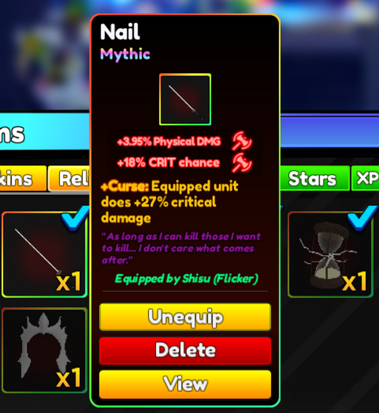 Pre-trading nail relic (best offer: ammo pass) - winner will be decided in  3 days! :))))