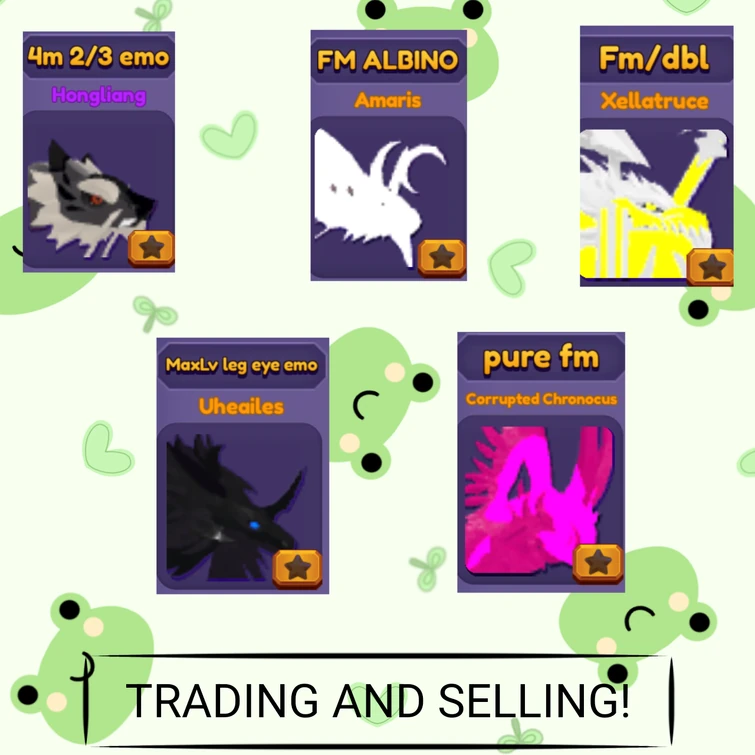 Trading/ Selling these dragons