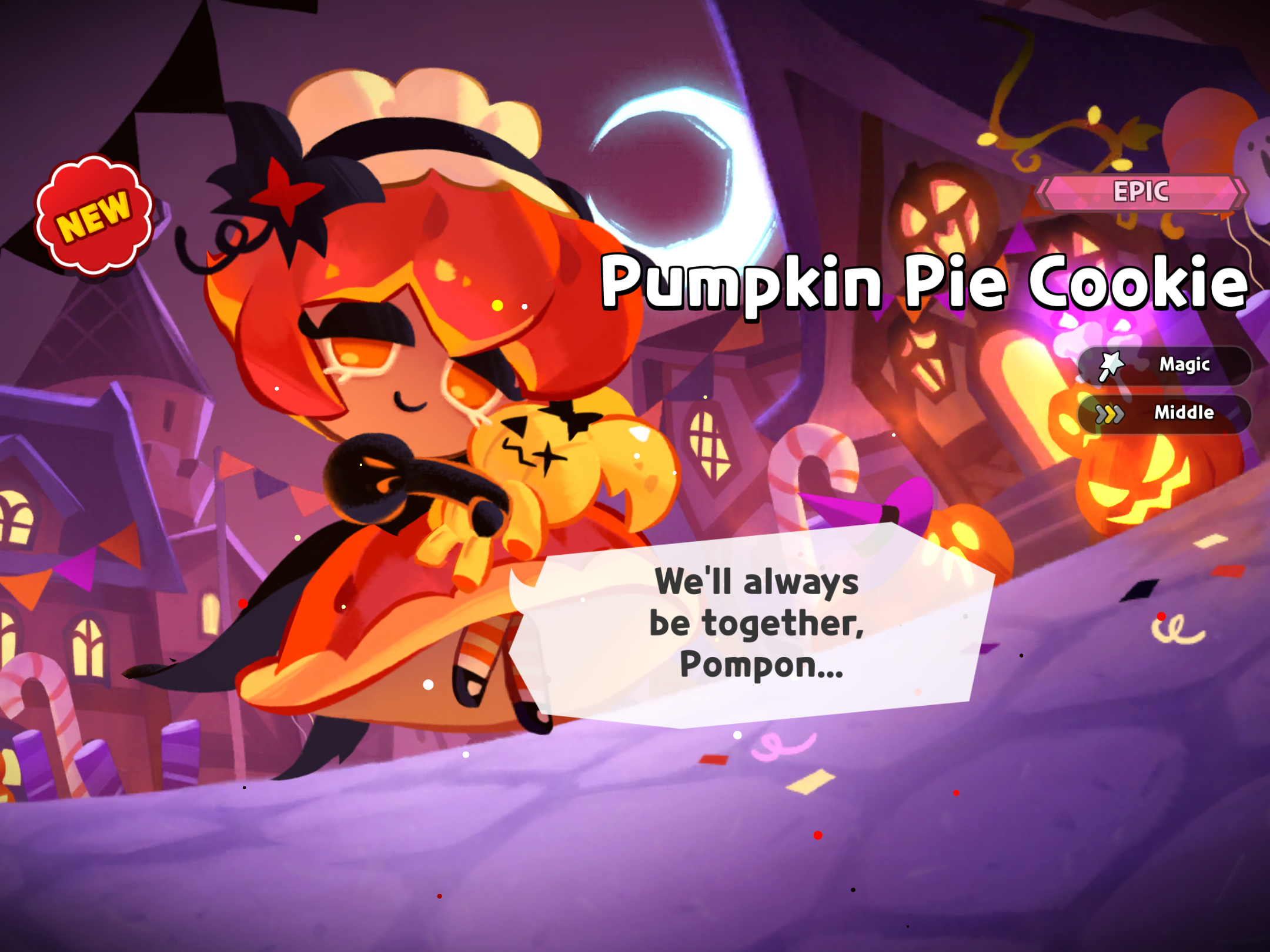 Pumpkin pie cookie персонаж из игры