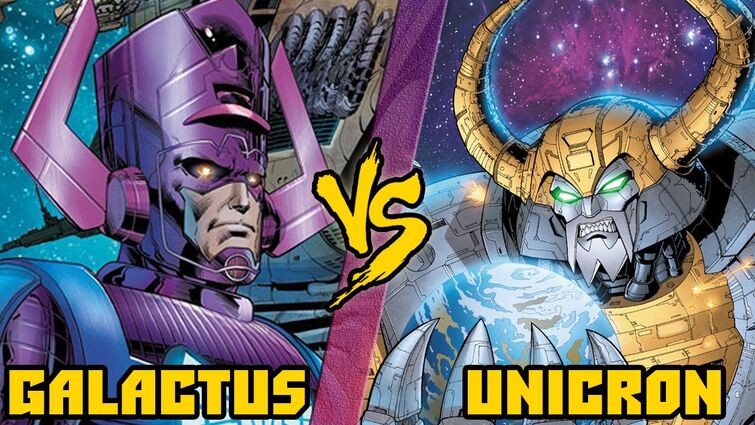 transformers unicron vs galactus