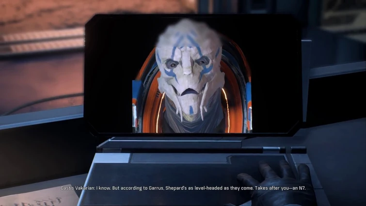 Mass Effect Andromeda: Final SAM Memory Shepard and Garrus Easter Egg
