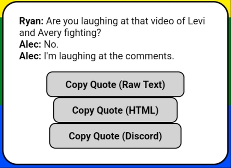 The incorrect quote generator somehow made a sequel to the skit | Fandom