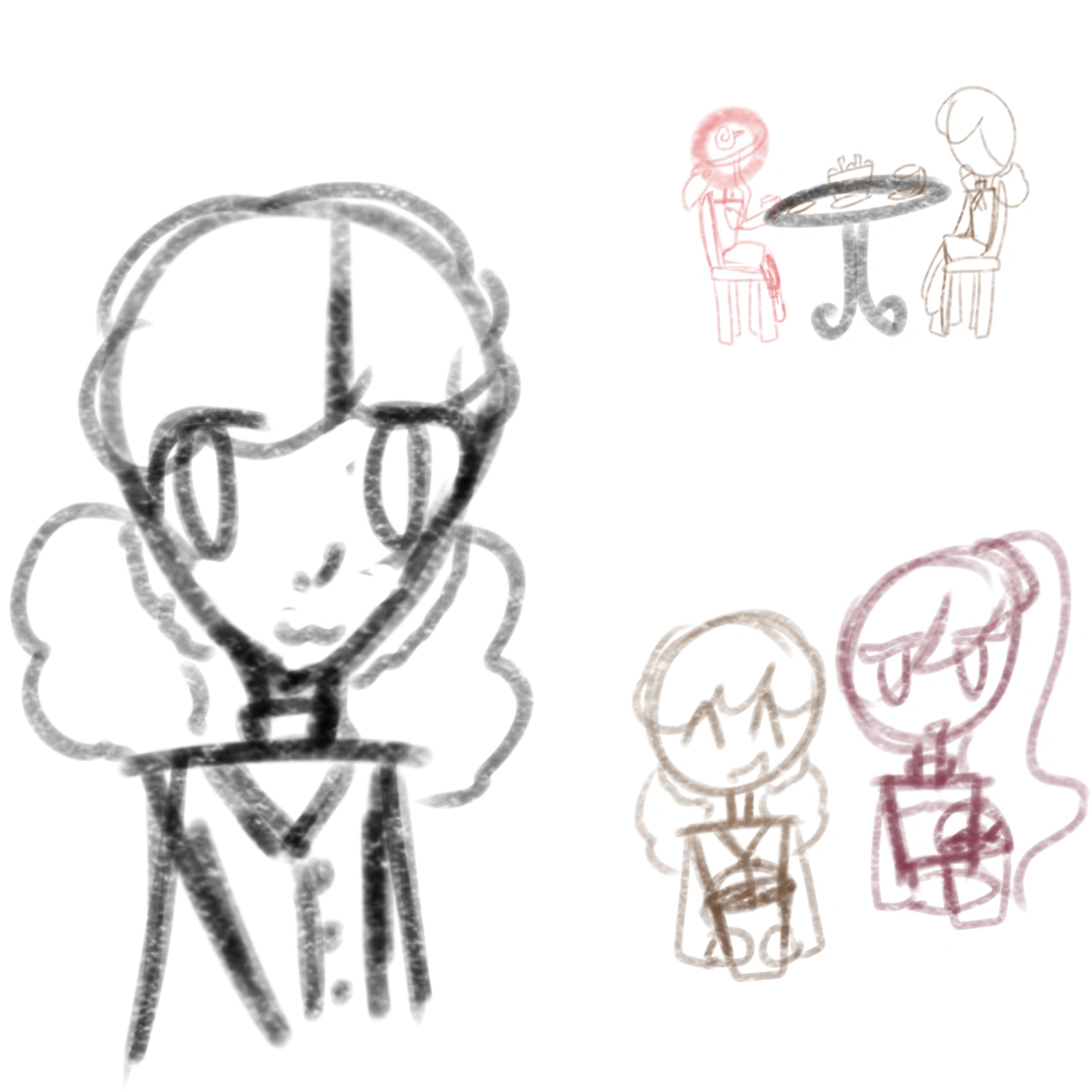 Wowowowo oc w.i.p + a couple redesigns of older ocs Fandom