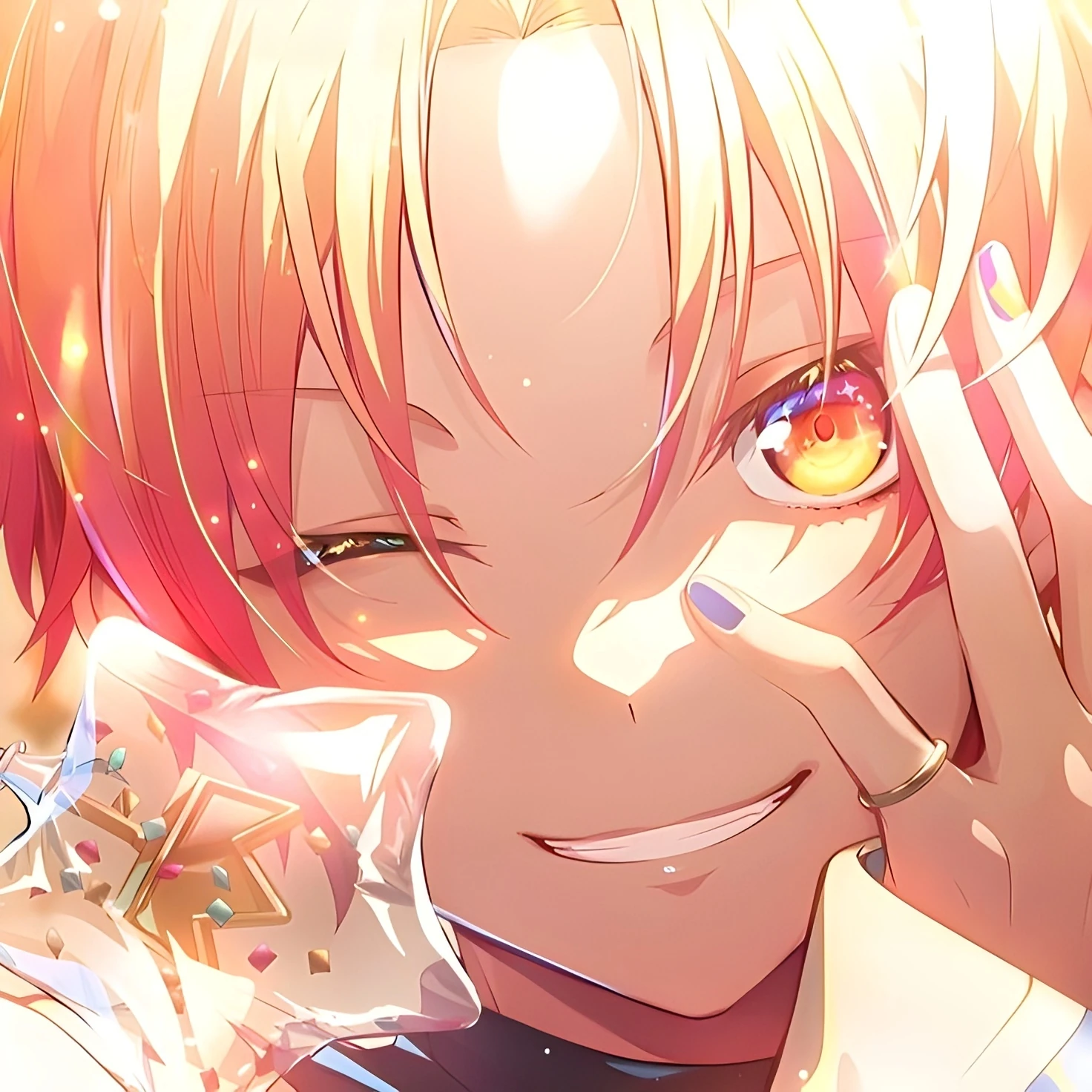 I want to eat that star thing in Tsukasa’s hand in his 3rd anni card ...