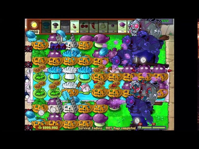 PVZ Survival Endless: Easy Cobless Strategy (Slow Tempo)