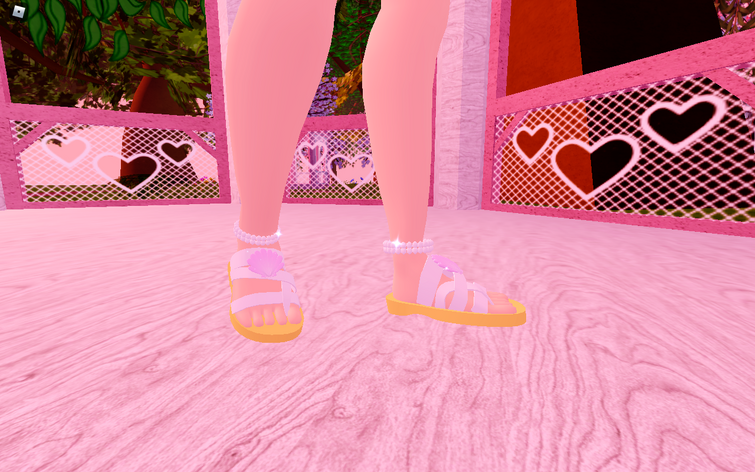summer fantasy seashell sandals