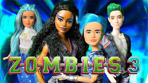 Addison's Alien Makeover! Willa's First Date Disney Zombies 3 Doll ...